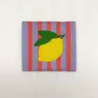 Etiquette à coudre Citron