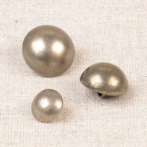 Bouton à queue argent Vieillit 11 / 16 mm