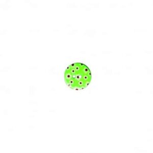 Bouton fleurs Vert Anis 18 mm