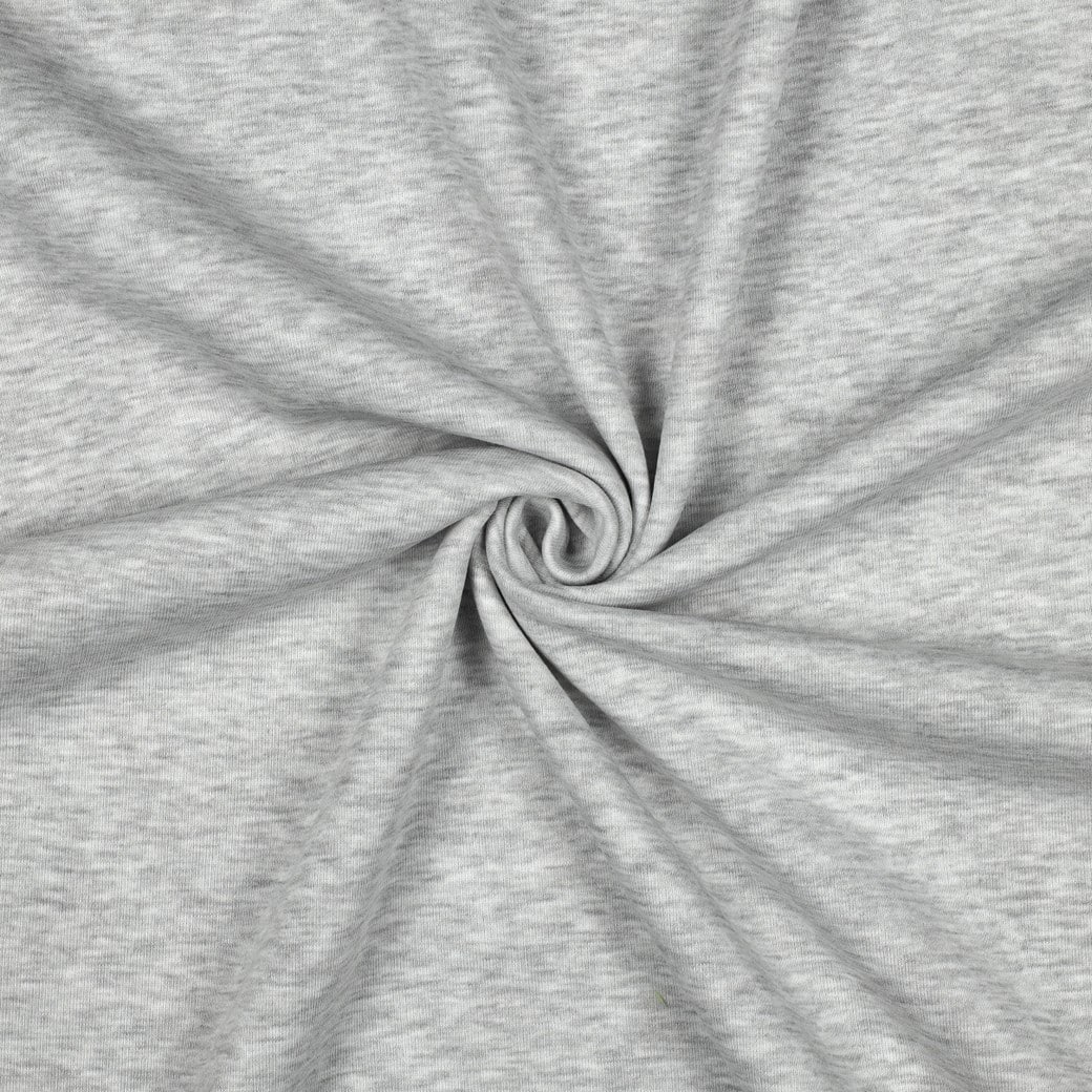 09776.062_image2 Tissu Sweat Uni Gris clair Chiné