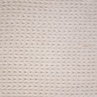Tissu matelassé imperméable motifs chevrons écru