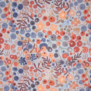 Tissu imperméable blueberries