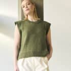 Fiche Tricot pull sans manches Salthouse