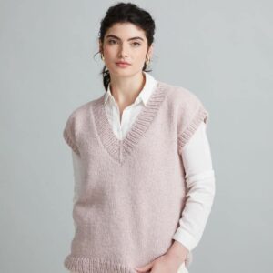 Fiche Tricot pull Sans manches Mirabelle Rowan