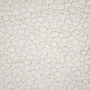 Tissu matelassé imperméable à fleurs