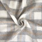 Tissu Manteau Carreaux beige