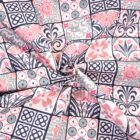 Tissu toile de coton canvas Azulejos