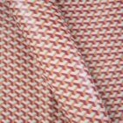 Tissu Simili cuir imprimé motifs géométriques rose