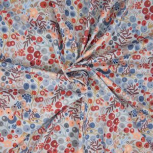 Tissu Jersey polyester blueberry