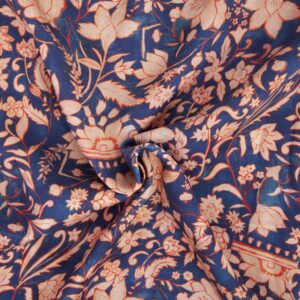 Tissu Rayonne Fleurs indienne