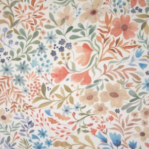 Tissu Rayonne Fleurs Sauvages
