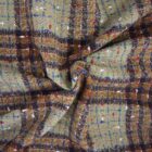 Tissu Tweed Vert