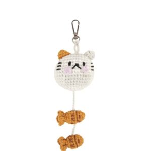 Kit Crochet Amigurumi Accessoire de Sac le chat