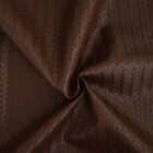 Tissu Simili cuir effet chevrons Marron