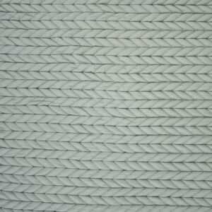 Tissu matelassé imperméable motifs chevrons menthe
