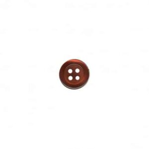 Bouton nacré rouge 9 / 11 mm