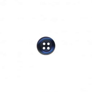 Bouton nacré bleu 9 mm