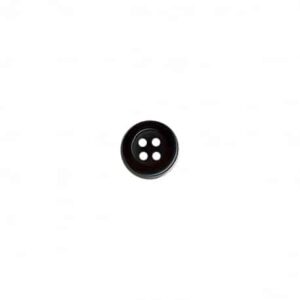 Bouton nacré Noir 9 mm