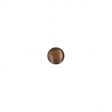 60707 568 Bouton à queue nacré marron 15 mm