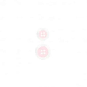 Bouton transparent et rose 15 mm