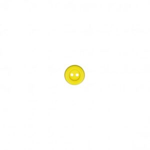 Bouton Jaune 2 trous 14 mm