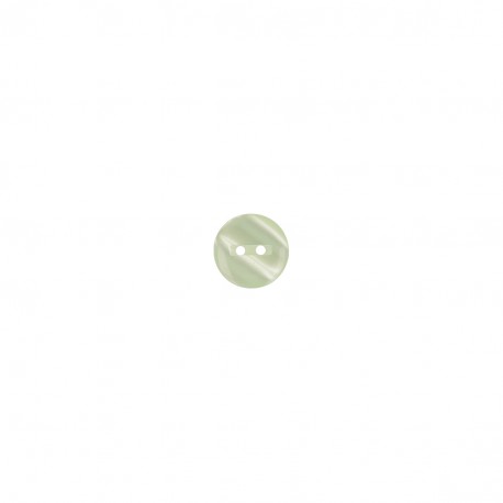 60727 871 Bouton Chemise Vert Clair Nacré 15 mm