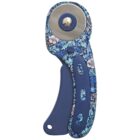 cutter rotatif 45 mm Fleurs bleues