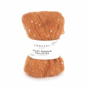 Fil Silky Mohair paillettes